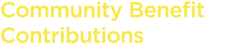 Community Benefit Contributions