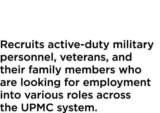 Pathways for Veterans Recruits active-duty military personnel, veterans, and their family members who are looking for...