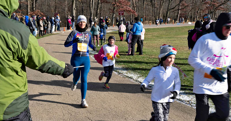 event, campaign,  5K,  Girls on the Run,  Life Changing Is,  North Park Girls on the Run 5K; Life Changing Is; North Park; community; event; campaign; fitness; running; race; sports; training; winter; athletics; see Scott Hershberger for consent;